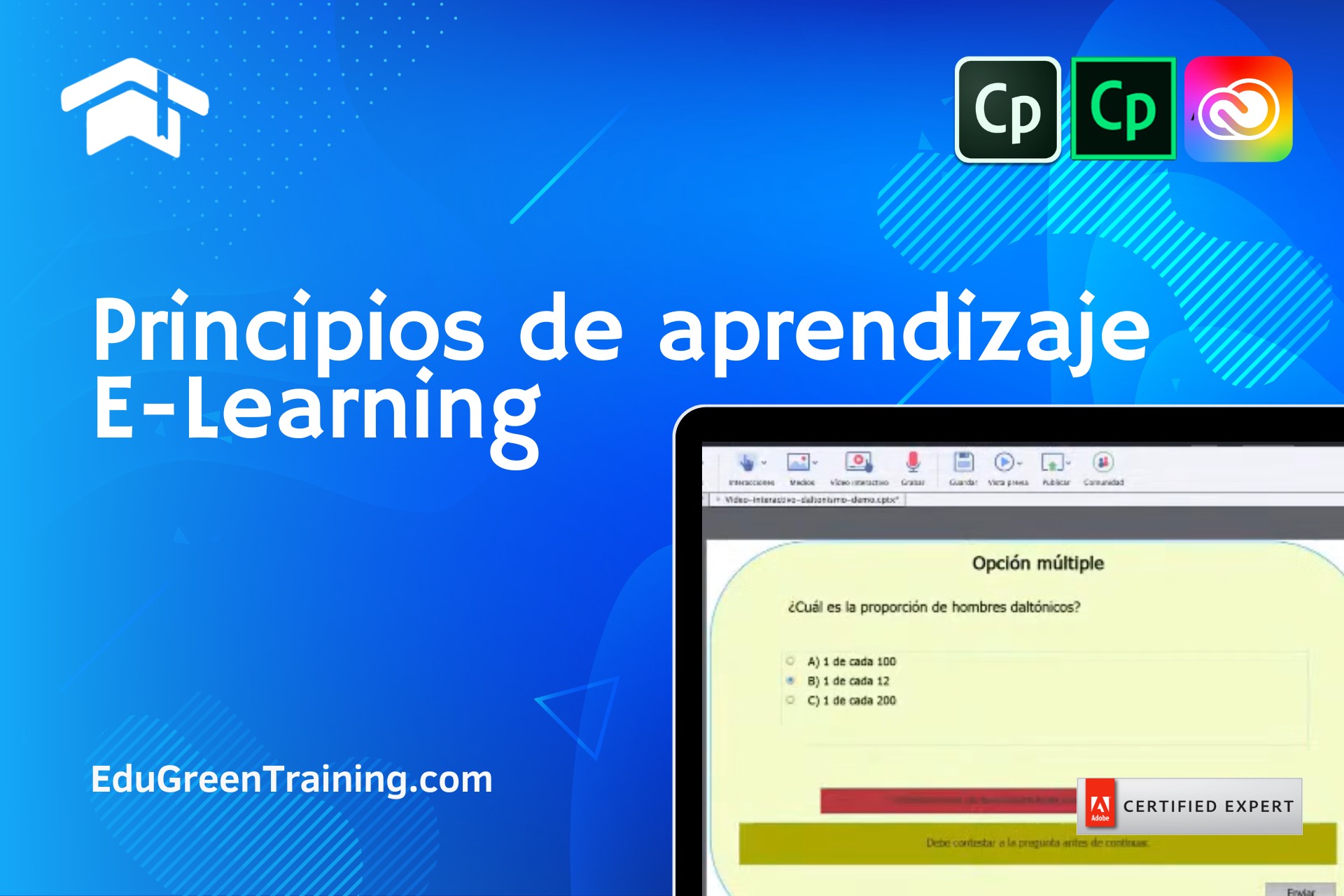 Curso Principios de Aprendizaje E-Learning con Creative Cloud