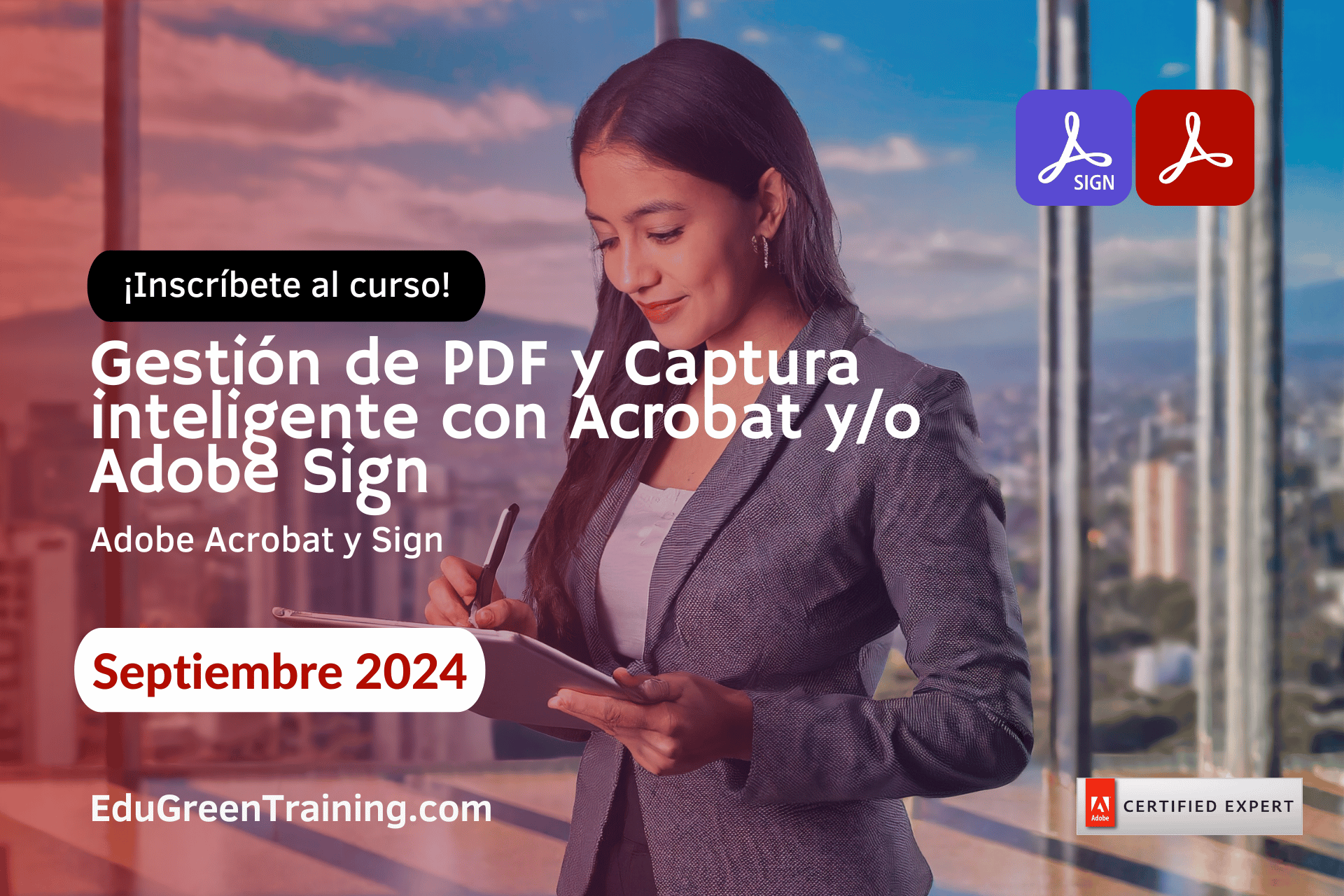 Gestión de PDF y Captura inteligente con Acrobat y/o Adobe Sign