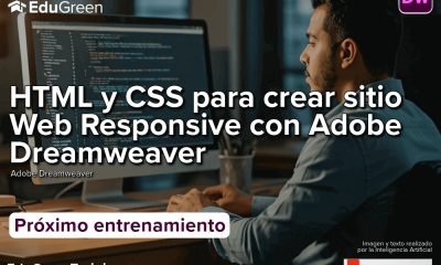 HTML y CSS básico para crear paso a paso un sitio web responsive y con una interfaz visual con Adobe Dreamweaver